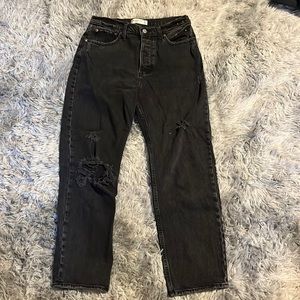 Abercrombie and Fitch jeans “The Dad High Rise” size 27 in black